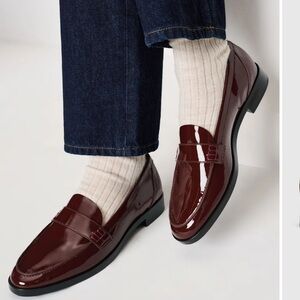 Reformation Ruby Patent Kaylee Loafers